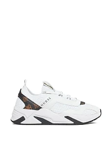 Жіночі кросівки Guess текстильні білі - фото  - Miraton