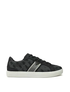 Чоловічі кеди Guess з екошкіри сірі - фото  - Miraton