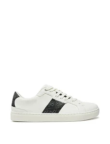Чоловічі кеди Guess з екошкіри білі - фото  - Miraton