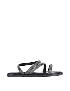 Женские сандалии Attizzare кожаные черные - фото  - Miraton