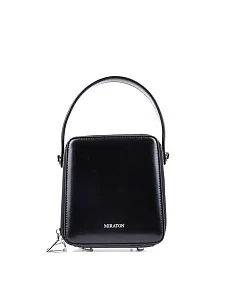 Жіноча сумка camera bag MIRATON шкіряна чорна - фото  - Miraton