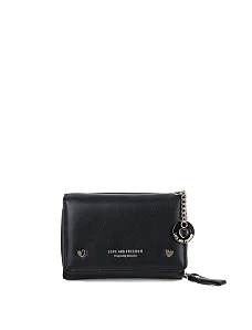 Жіночий гаманець з екошкіри чорний - фото  - Miraton