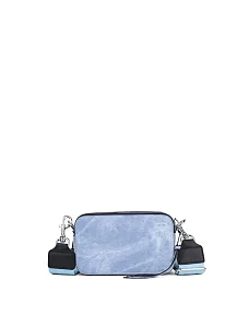 Жіноча сумка camera bag MIRATON з екошкіри блакитна - фото  - Miraton