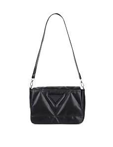 Жіноча сумка крос-боді MIRATON з екошкіри чорна - фото  - Miraton