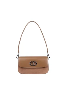 Жіноча сумка через плече MIRATON шкіряна бежева - фото  - Miraton