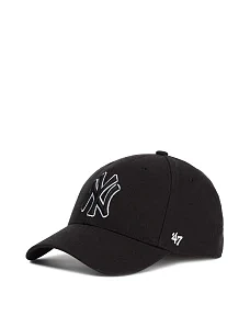 Кепка 47 Brand New York Yankees Snapback тканинна чорна - фото  - Miraton