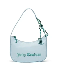 Жіноча сумка хобо Juicy Couture з екошкіри блакитна - фото  - Miraton
