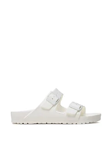 Жіночі шльопанці BIRKENSTOCK Arizona Eva гумові білі - фото  - Miraton