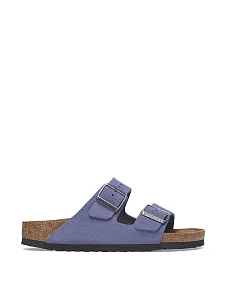 Жіночі шльопанці BIRKENSTOCK Arizona LEVE замшеві фіолетові - фото  - Miraton