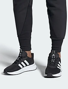 Мужские кроссовки Adidas X_PLR Path тканевые черные - фото  - Miraton