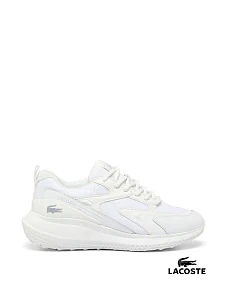 Жіночі кросівки Lacoste L004 шкіряні білі - фото  - Miraton