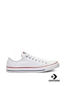 Женские кеды Converse Chuck Taylor All Star тканевые белые - фото  - Miraton