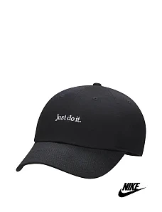 Кепка Nike Unstructured Jdi Cap тканинна чорна - фото  - Miraton