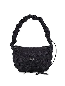 Жіноча сумка через плече MIRATON тканинна чорна - фото  - Miraton