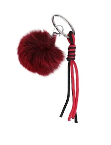 Брелок для сумок MIRATON м'який помпон з підвіскою - фото  - Miraton