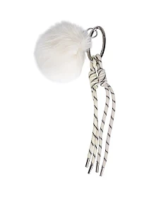 Брелок для сумок MIRATON м'який помпон з підвіскою - фото  - Miraton