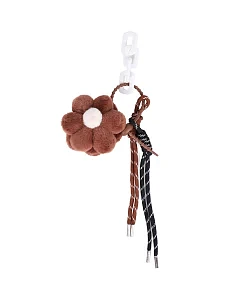 Брелок для сумок MIRATON м'яка квітка з підвіскою - фото  - Miraton