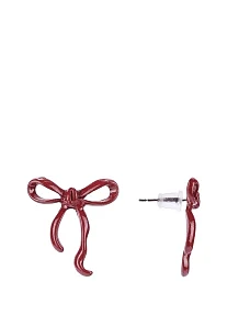 Сережки пусети бант - фото  - Miraton