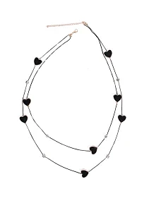 Намисто MIRATON з чорними кристалами - фото  - Miraton