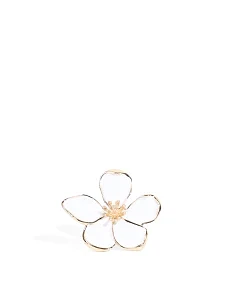 Каблучка MIRATON квітка в позолоті - фото  - Miraton