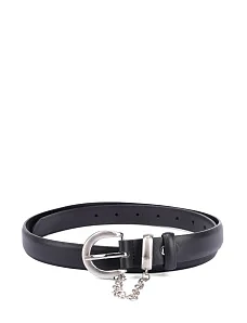 Ремінь шкіряний чорний - фото  - Miraton