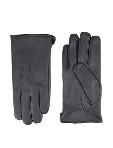 Перчатки кожаные коричневые - фото  - Miraton