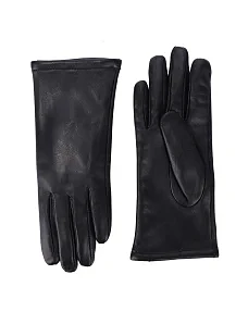 Перчатки кожаные черные - фото  - Miraton