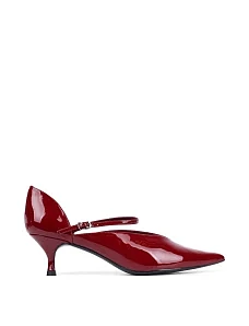 Женские туфли Mia May лаковые красные - фото  - Miraton