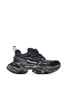 Жіночі кросівки MIRATON велюрові чорні - фото  - Miraton