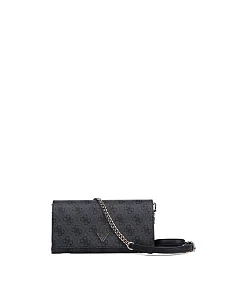 Женская сумка кросс-боди Guess из экокожи серая - фото  - Miraton
