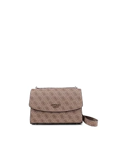 Сумка кросс-боди Guess из экокожи бежевая - фото  - Miraton