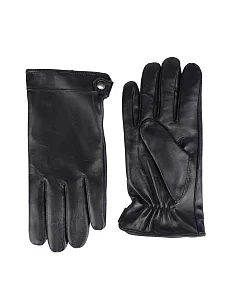 Рукавички шкіряні чорні - фото  - Miraton