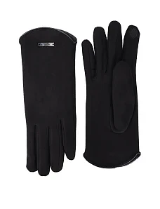 Перчатки тканевые черные - фото  - Miraton