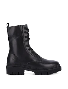 Жіночі черевики Tamaris шкіряні чорні - фото  - Miraton