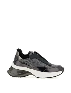 Жіночі кросівки Pinko шкіряні сірі - фото  - Miraton