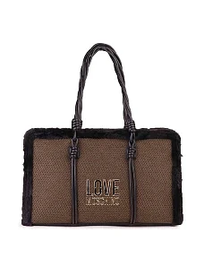 Женская сумка из экокожи коричневая - фото  - Miraton