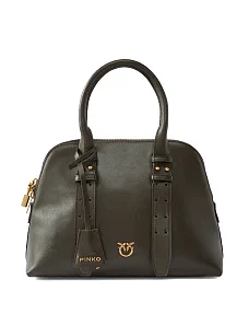 Женская сумка кожаная зеленая - фото  - Miraton