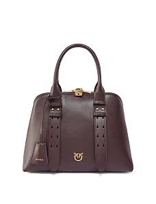 Женская сумка кожаная бордовая - фото  - Miraton