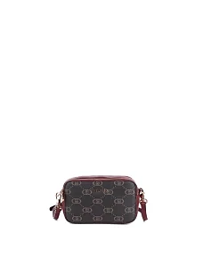 Жіноча сумка camera bag LIU JO з екошкіри бордова - фото  - Miraton