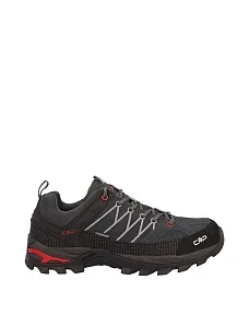 Мужские кроссовки CMP RIGEL LOW TREKKING SHOES WP кожаные темно-серые - фото  - Miraton