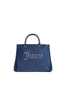 Жіноча сумка тканинна синя - фото  - Miraton