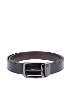 Ремень кожаный коричневый - фото  - Miraton