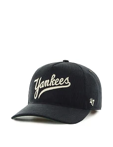Кепка 47 Brand NEW YORK YANKEES GOLDEN AGE CORD з бавовни чорна - фото  - Miraton