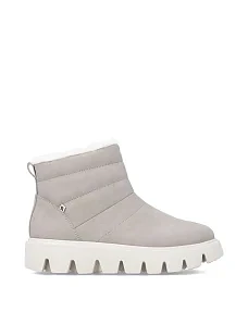 Жіночі черевики з екошкіри рисового кольору - фото  - Miraton