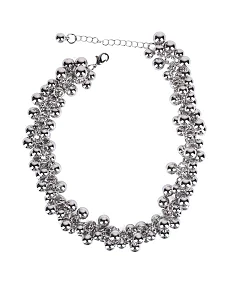 Кольє з срібних намистин - фото  - Miraton