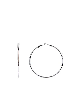 Сережки круглі в сріблі - фото  - Miraton