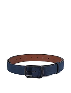 Ремінь замшевий синій - фото  - Miraton