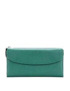Гаманець шкіряний зелений - фото  - Miraton