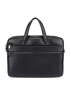 Жіноча сумка шоппер шкіряна коричнева - фото  - Miraton