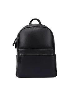 Мужской рюкзак кожаный черный - фото  - Miraton